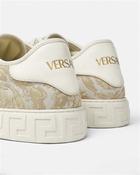 versace plazz sneaker high|versace greca barocco print sneakers.